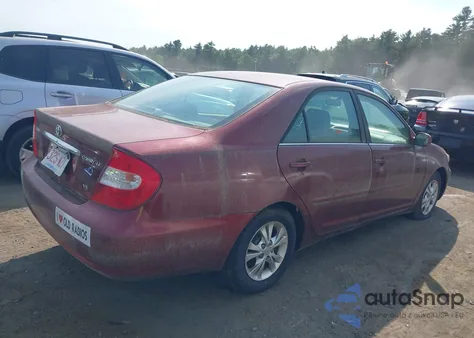 2004 Toyota Camry Le V6 z USA, uszkodzony, nr VIN 4T1BF32K94U072901